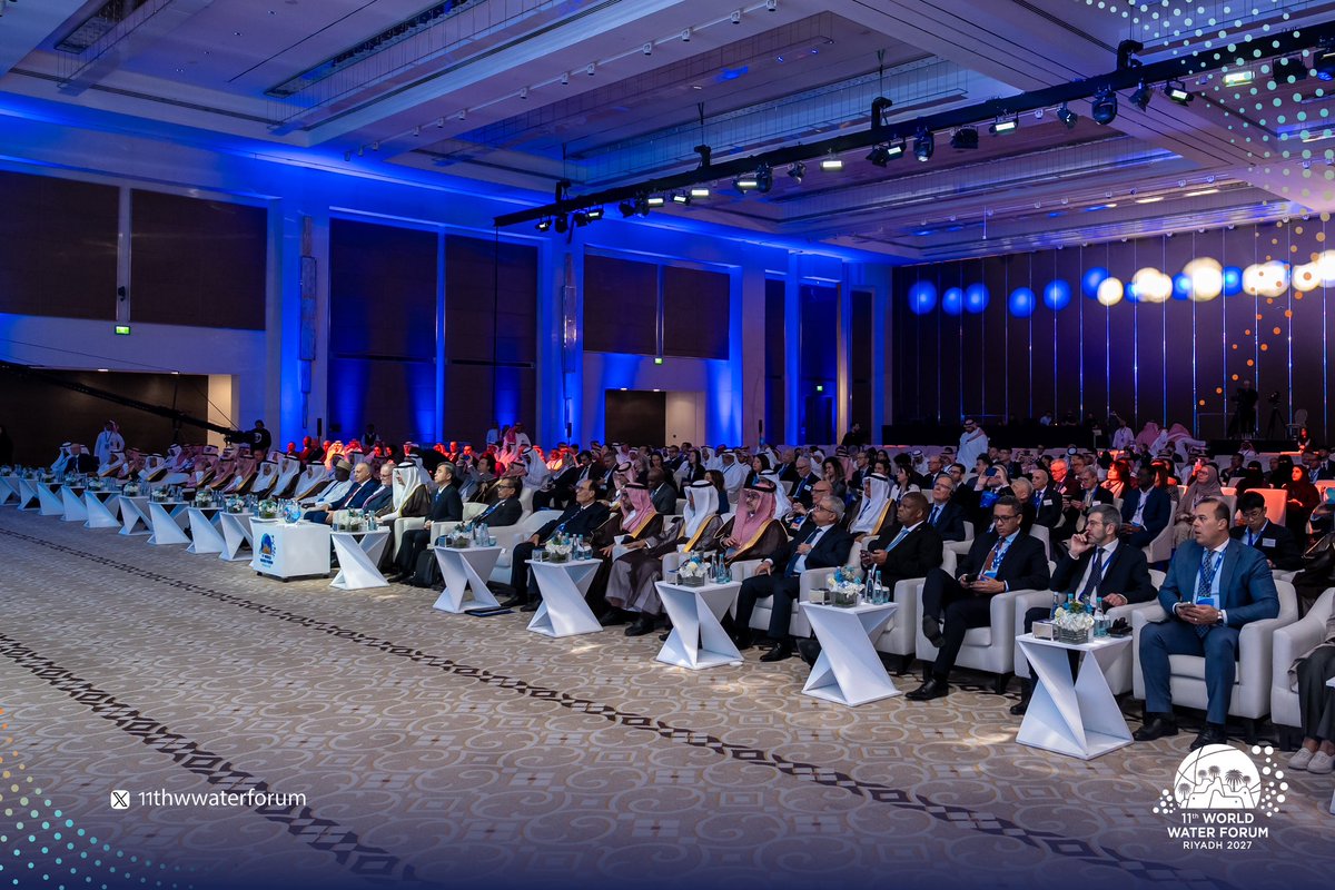 انطلاق أعمال اللقاء التحضيري الأول لـ #المنتدى_العالمي_للمياه 2027 في الرياض، بمشاركة نخبة من العلماء والخبراء وصناع القرار والمهتمين من مختلف أنحاء العالم.

The first preparatory meeting for the
#11thWorldWaterForum 2027 kicks off in Riyadh, with the participation of top