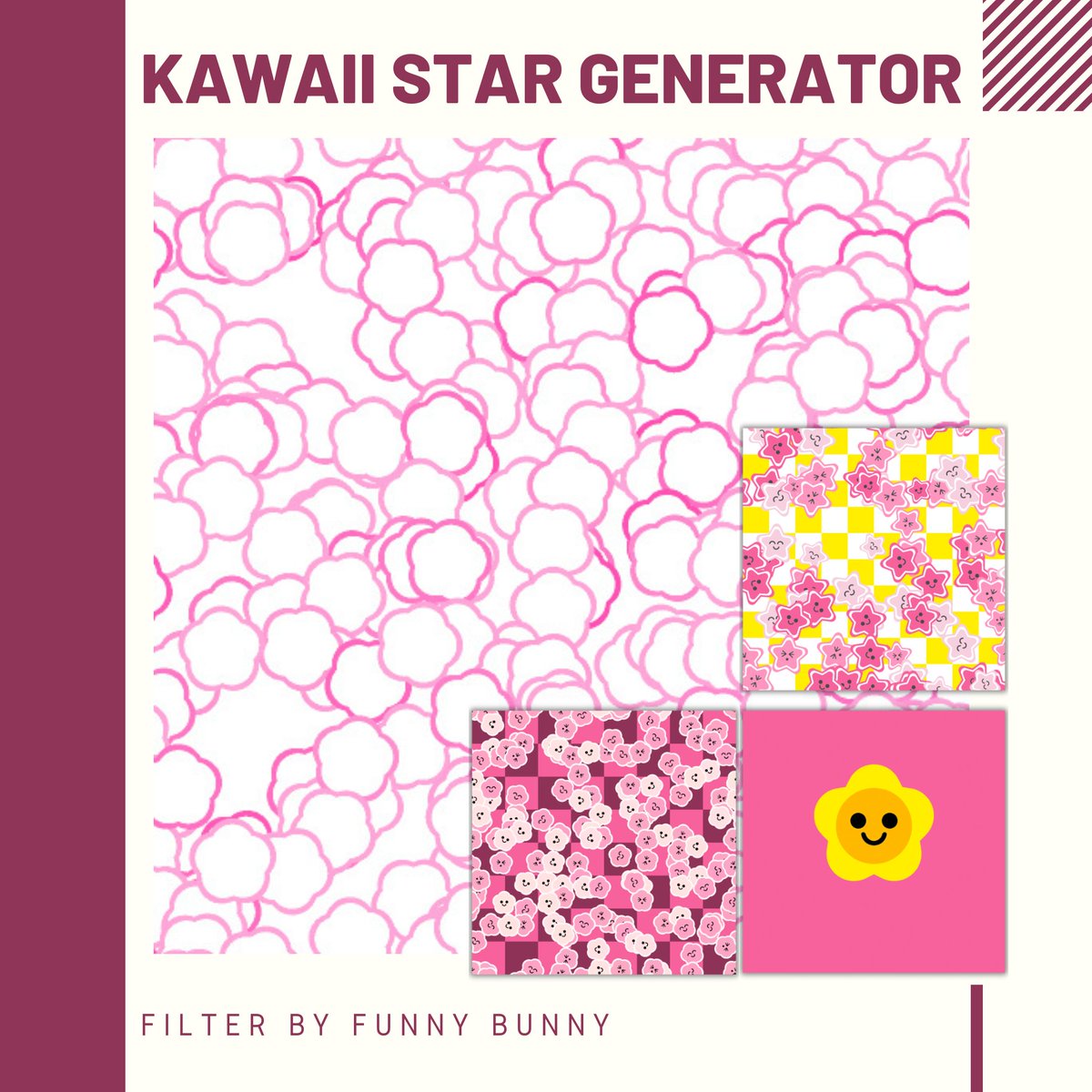 filterforge's tweet image. Filter of the Day

Kawaii Star Generator by Funny Bunny
filterforge.com/filters/12574.…

#filterforge #generativepattern #kawaiipattern