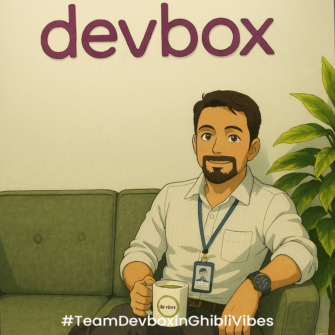 devbox_co's tweet photo. Yes, we fell into this trend too!
𝐌𝐞𝐞𝐭 𝐨𝐮𝐫 𝐭𝐞𝐚𝐦, 𝐆𝐡𝐢𝐛𝐥𝐢-𝐟𝐢𝐞𝐝!

We turned our team into Ghibli characters because the Ghibli trend demands it.
Drop a 💜if you’re loving the Ghibli vibes!

#ghibliart #trending #tech #ghibliworld #teamvibes #teamdevbox #devbox https://t.co/EtWn8yHR8y