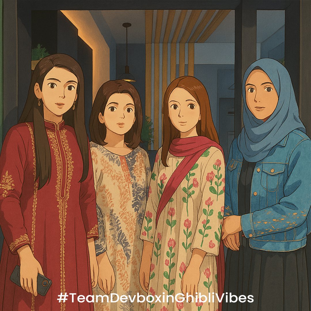 devbox_co's tweet photo. Yes, we fell into this trend too!
𝐌𝐞𝐞𝐭 𝐨𝐮𝐫 𝐭𝐞𝐚𝐦, 𝐆𝐡𝐢𝐛𝐥𝐢-𝐟𝐢𝐞𝐝!

We turned our team into Ghibli characters because the Ghibli trend demands it.
Drop a 💜if you’re loving the Ghibli vibes!

#ghibliart #trending #tech #ghibliworld #teamvibes #teamdevbox #devbox https://t.co/EtWn8yHR8y