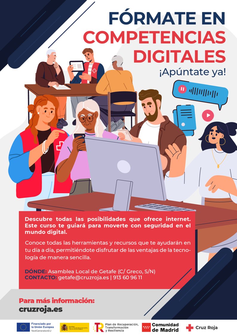 Si la 'burocracia digital' se te hace bola, ¡esta propuesta es para ti!

Ponemos en marcha 'Competencias Digitales', un proyecto destinado a luchar contra la exclusión digital.

¡Contacta con nosotros y pregúntanos! Digitalízate 😎