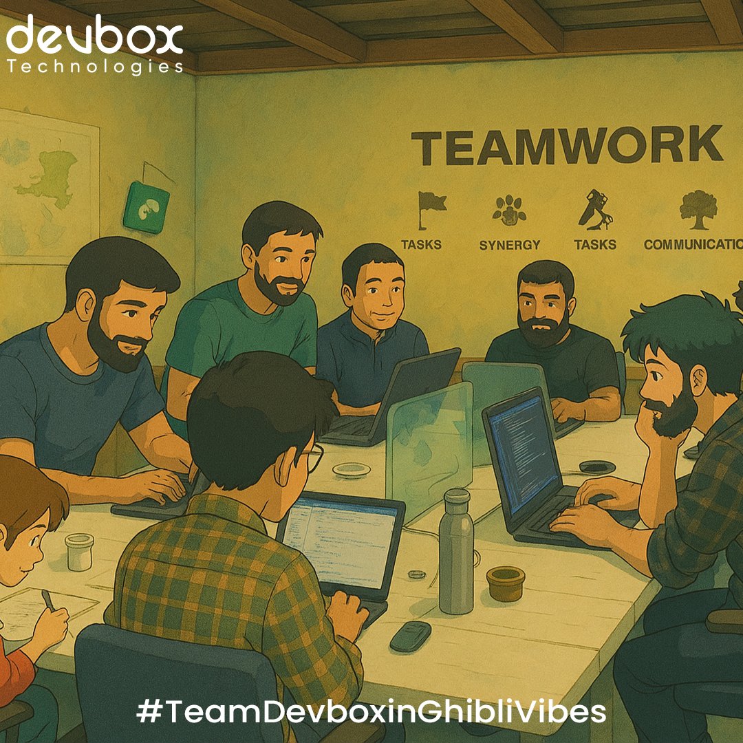 devbox_co's tweet photo. Yes, we fell into this trend too!
𝐌𝐞𝐞𝐭 𝐨𝐮𝐫 𝐭𝐞𝐚𝐦, 𝐆𝐡𝐢𝐛𝐥𝐢-𝐟𝐢𝐞𝐝!

We turned our team into Ghibli characters because the Ghibli trend demands it.
Drop a 💜if you’re loving the Ghibli vibes!

#ghibliart #trending #tech #ghibliworld #teamvibes #teamdevbox #devbox https://t.co/EtWn8yHR8y