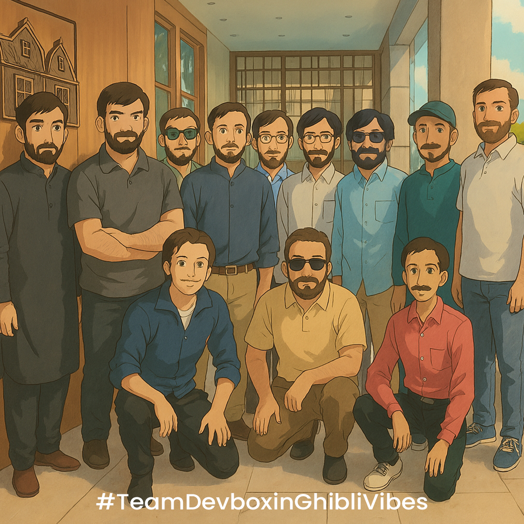 devbox_co's tweet photo. Yes, we fell into this trend too!
𝐌𝐞𝐞𝐭 𝐨𝐮𝐫 𝐭𝐞𝐚𝐦, 𝐆𝐡𝐢𝐛𝐥𝐢-𝐟𝐢𝐞𝐝!

We turned our team into Ghibli characters because the Ghibli trend demands it.
Drop a 💜if you’re loving the Ghibli vibes!

#ghibliart #trending #tech #ghibliworld #teamvibes #teamdevbox #devbox https://t.co/EtWn8yHR8y