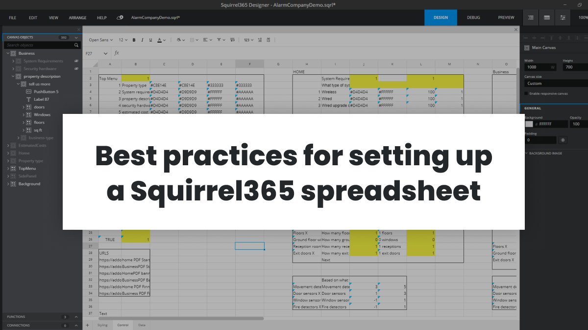 Don’t let your spreadsheet become a mess! A well-organised spreadsheet makes building your app easier and more efficient. Here's our top tips for keeping your Squirrel365 project structured and stress-free… tinyurl.com/ysn5z99f
#NoCode #Squirrel365 #Productivity #Spreadsheet