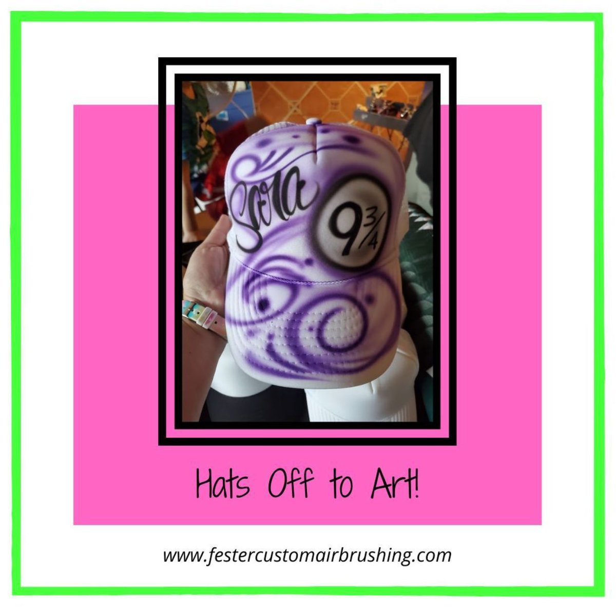 Custom gear is all the rage this year! Graffiti hats by Fester!

Order yours today! 954-747-0712

Shop now. Link in bio!

#graffitihats #customhats #artistatwork #airbrushhats #partyfavorsforkids #airbrushingartist #baseballcaps #airbrushing #baseballcapcustom
