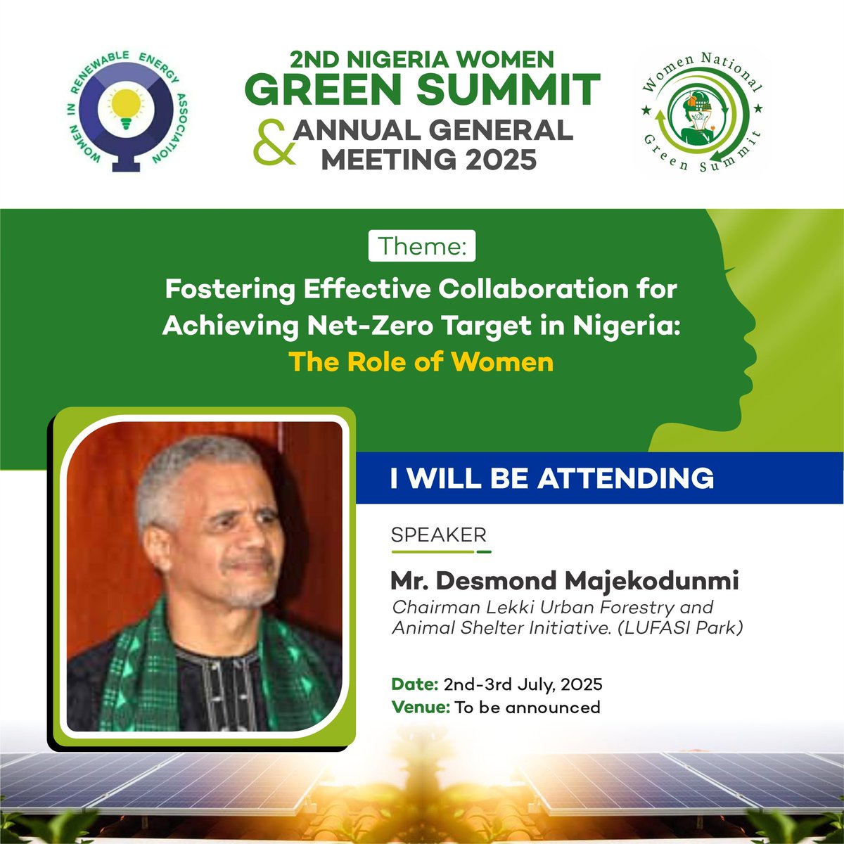 IsyFidel's tweet photo. @Wirea4green @Wirea4green Our 2nd Women Green Summit is loading. Sponsors are invited. #renewableebergy #women #Summit #Abuja #climatechange #sdgs https://t.co/SrbFhqle0I