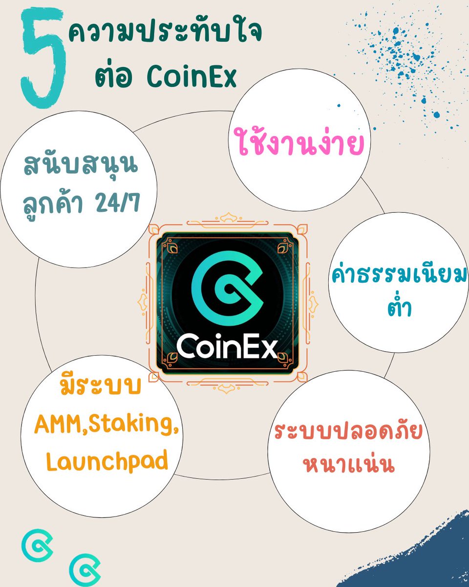 ANUSORN9185's tweet photo. ขอร่วมกิจกรรมโบนัสพิเศษช่วงสงกรานต์
มาเล่า 5 อย่างความประทับใจต่อ CoinExกัน
1.คือใช้งานง่ายไม่ซับซ้อนเหมาะกับมือใหม่
2.ค่าธรรมเนียมต่ำและสามารถใช้เหรียญ CET เป็นส่วนลดค่าธรรมเนียมได้ด้วย (1/4)มีต่อ
@CoinexThailand #CoinExTH #CoinExสงกรานต์2025 https://t.co/eHppXck9lN
