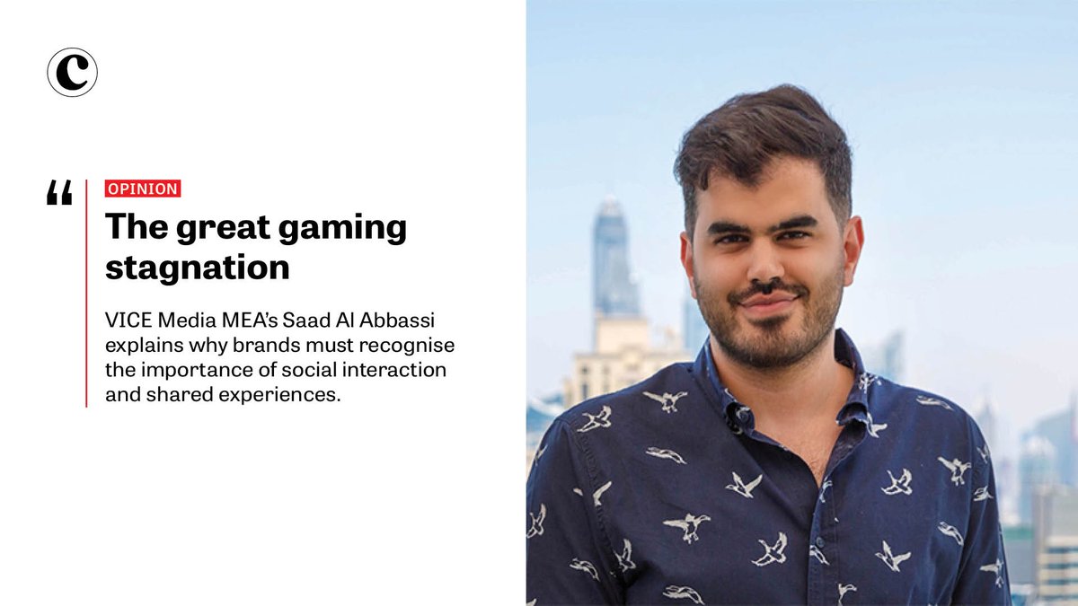 CampaignME's tweet image. "What can we as marketers and brands learn from gaming’s missteps?" asks VICE Media MEA’s Saad Al Abbassi.

campaignme.com/the-great-gami…

#gaming #socialgaming #marketing