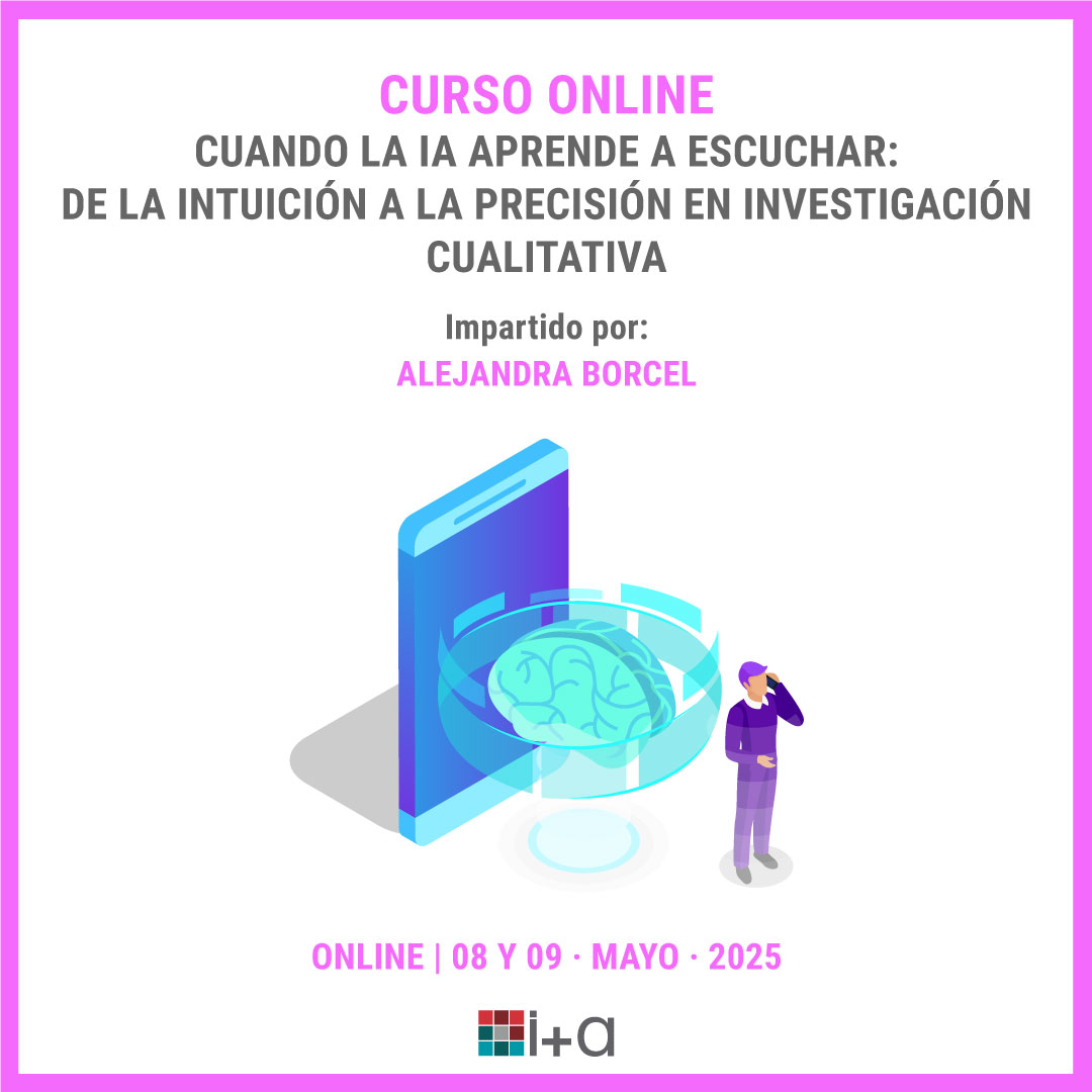FORMACIÓN I+A: Abiertas las inscripciones para un nuevo curso: “Cuando la IA aprende a escuchar: de la intuición a la precisión en investigación cualitativa”.

Los días 8 y 9 de mayo y en formato online, tendrá lugar este curso en el que veremos cómo integrar la #IA en procesos