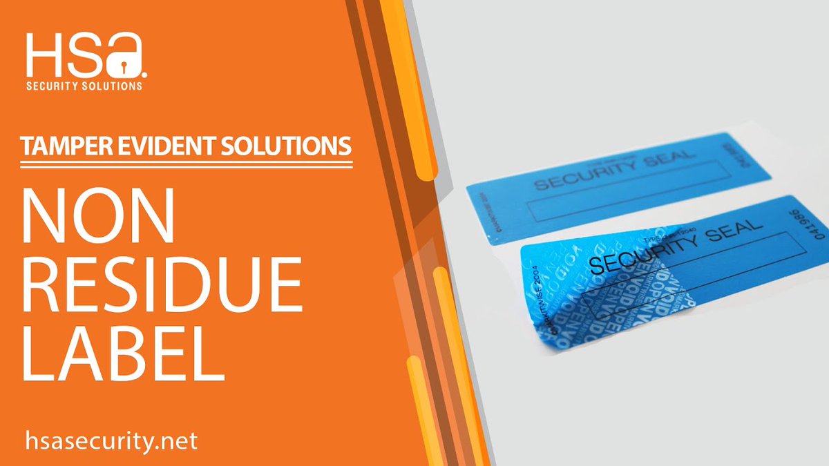 hsasecurity's tweet photo. Tamper Evident Label | Security Label | Non Residue Label | Customizable Label | HSA Security
#SecurityLabel #tamperevident #PackagingLabels #TamperEvident #HSASecuritySolutions #PackagingLabel #VOIDLabel 

YouTube: https://t.co/wi500T01Dv 
Website: https://t.co/STepN445By https://t.co/kkK7buOyjY