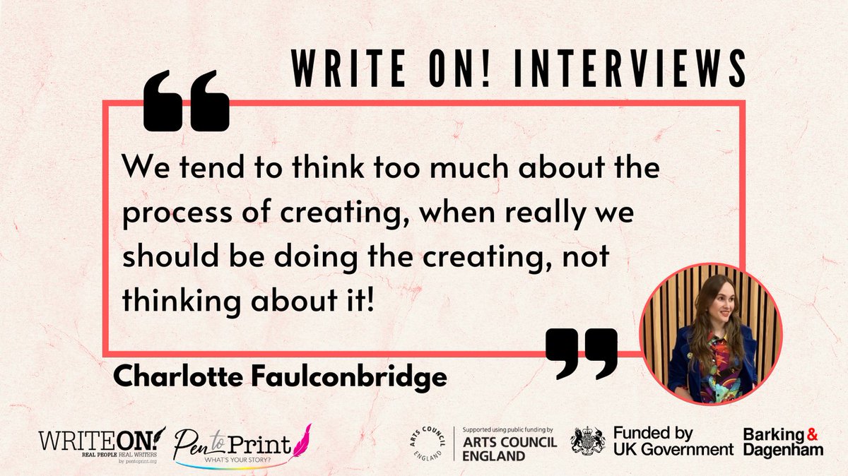 Pen_to_Print's tweet photo. Catch up with #WriteOnInterviews Author Charlotte Faulconbridge https://t.co/hEQVpBDxoy
“This will sound counterintuitive, but don’t get bogged down in the technicalities of writing.”
Read Write On! https://t.co/rLmmLqelu7
Write On! Audio https://t.co/abWw10gfvq https://t.co/hPE8rgIL1v