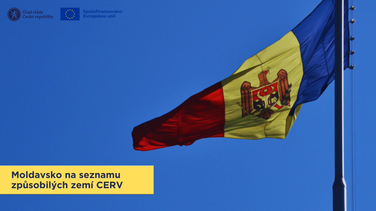 🇲🇩 Moldavsko přibylo na seznam přidružených zemí programu CERV!

To znamená, že i moldavské subjekty nyní mohou: ✅ žádat o granty v rámci CERV, ✅ být plnohodnotnými partnery v projektech, ❌ s výjimkou výzev zaměřených na oblast č. 1 – hodnoty EU.