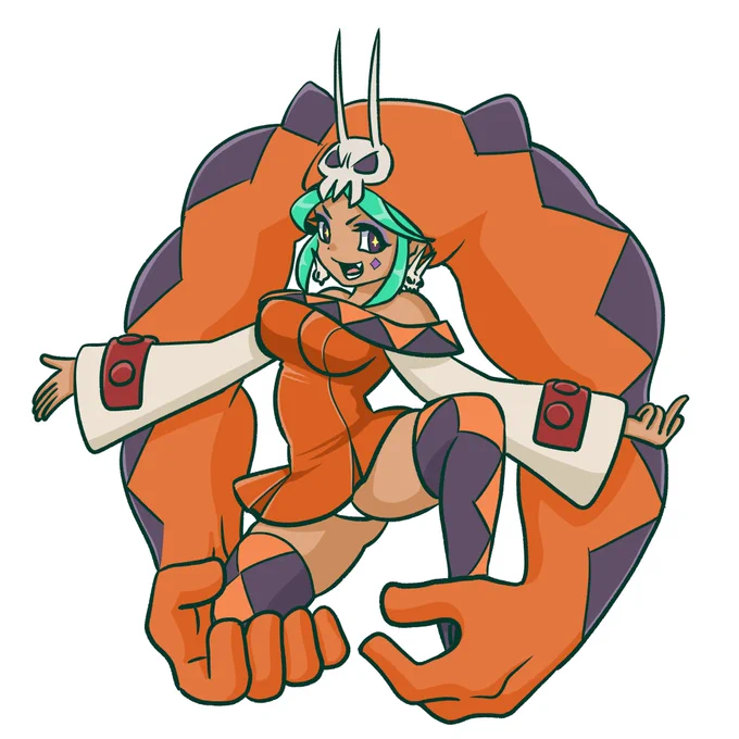 #skullgirlsfanarts #cerebellaフェチフェス28で教えていただいたメチャエモキャラ 