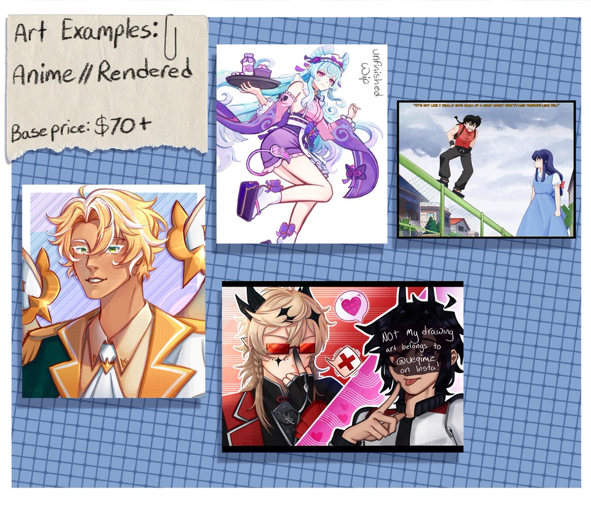 dexinqk's tweet photo. [check replies for last two images!]
Finally made a commissions post!
#commissions #comms #commissionsareopen #vgen #vgenopen #artist #artistcommissions #commissionsheet #commssheet #animeartist #chibiartist #fanart #funkycolours #originalcharacter #genshin #anime #miku https://t.co/i1pX5nYmGs