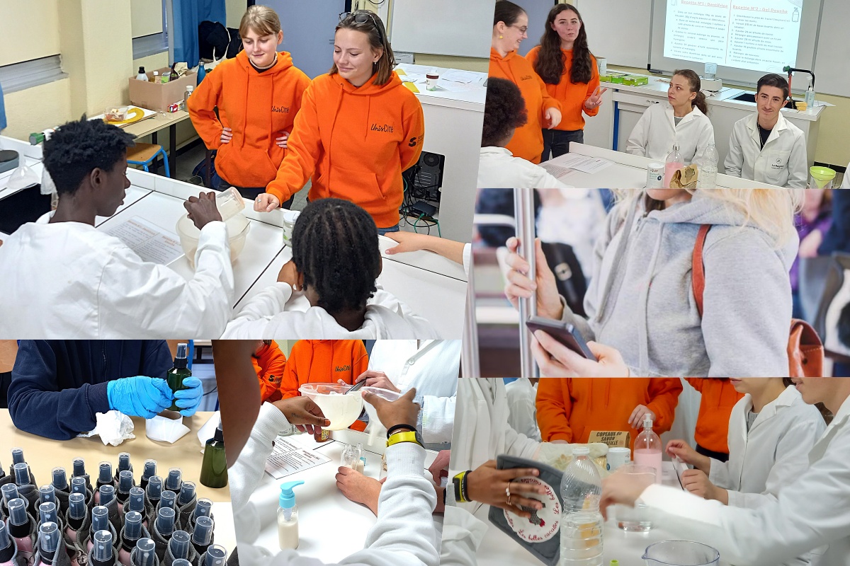 Les élèves de TCAP PSR promotion 2025 ont proposé un Kit d'hygiène de bureau intitulé de la marque Aromatic'Bio Cham, dans le cadre de leur Chef-d'œuvre. Les élèves ont testé en laboratoire leurs recettes et ont fait des choix judicieux.
lyceedechamalieres.fr/?p=14396