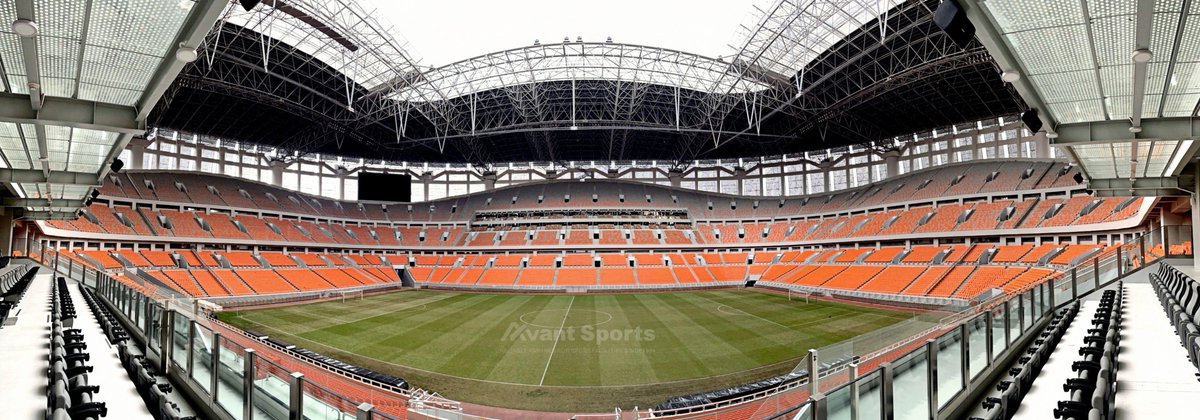 avantsports11's tweet image. Jakarta International Stadium – Avant Sports installed Diamond Series seating in this 82,000-capacity venue, spanning 205,000 sqm.
As the only stadium with a Platinum Green Building certification, it meets FIFA standards for load-bearing, fire resistance, and weather durability.