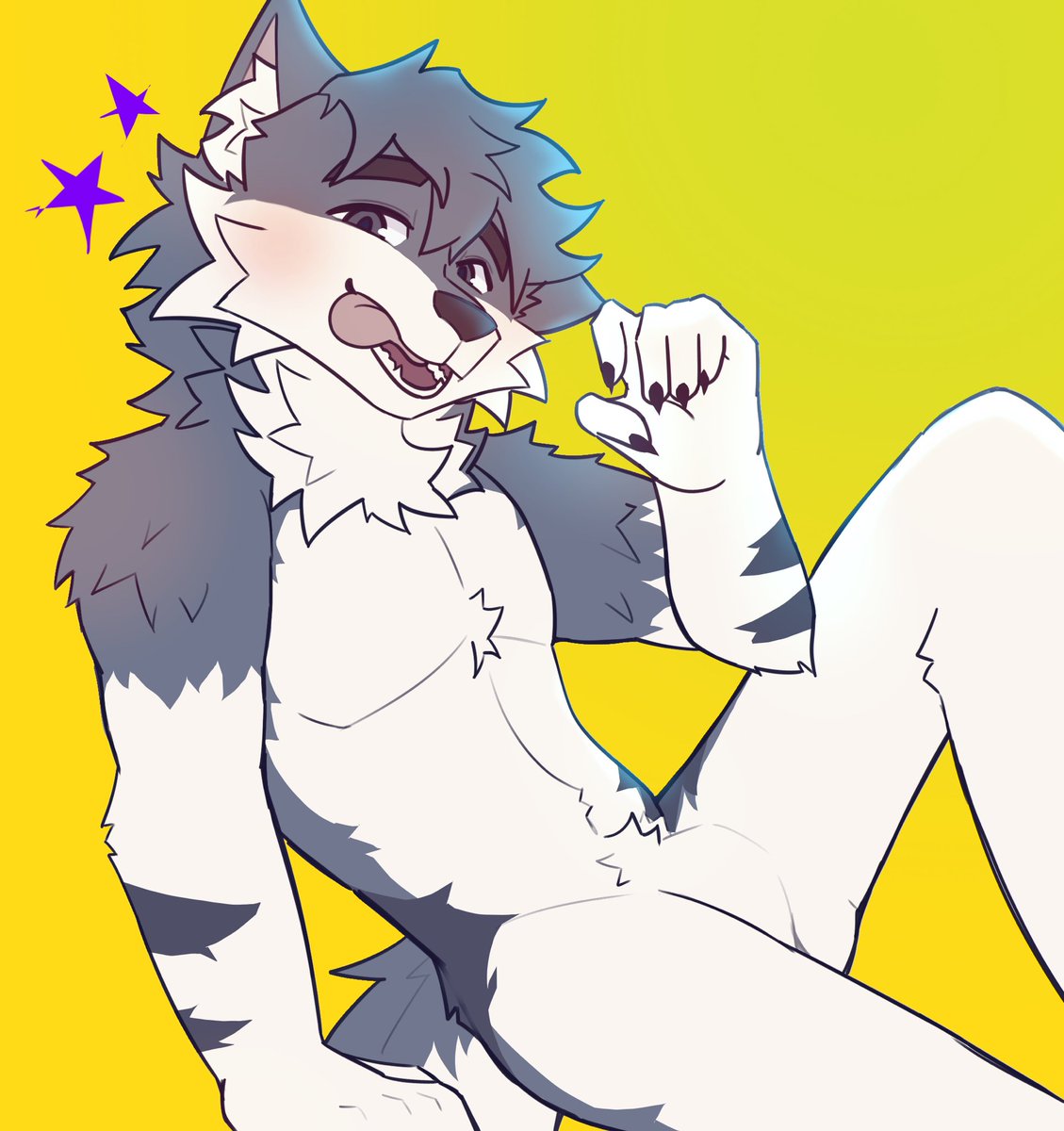 silly wolf :3 

#furryart