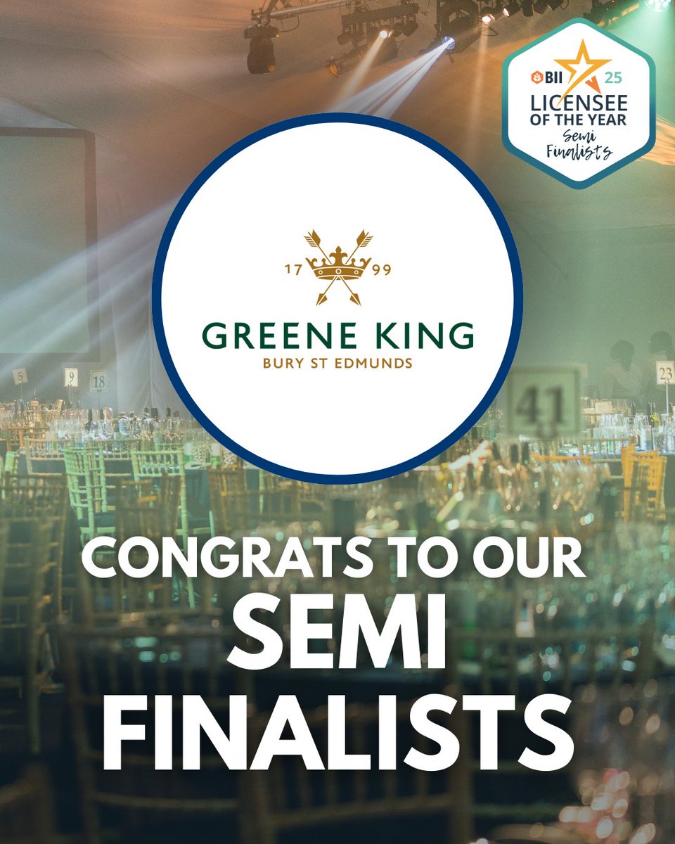 📢 Huge congratulations to our amazing Partner Mark Annear at The Cott Inn, Dartington! 🎉

Mark has made it to the semi-finals of the <a href="/BIIandBIIAB/">The BII</a> Licensee of the Year Award – one of only 12 semi-finalists across the UK! 👏🍻

#GreeneKing #Pubs #LicenseeOfTheYear  #Hospitality