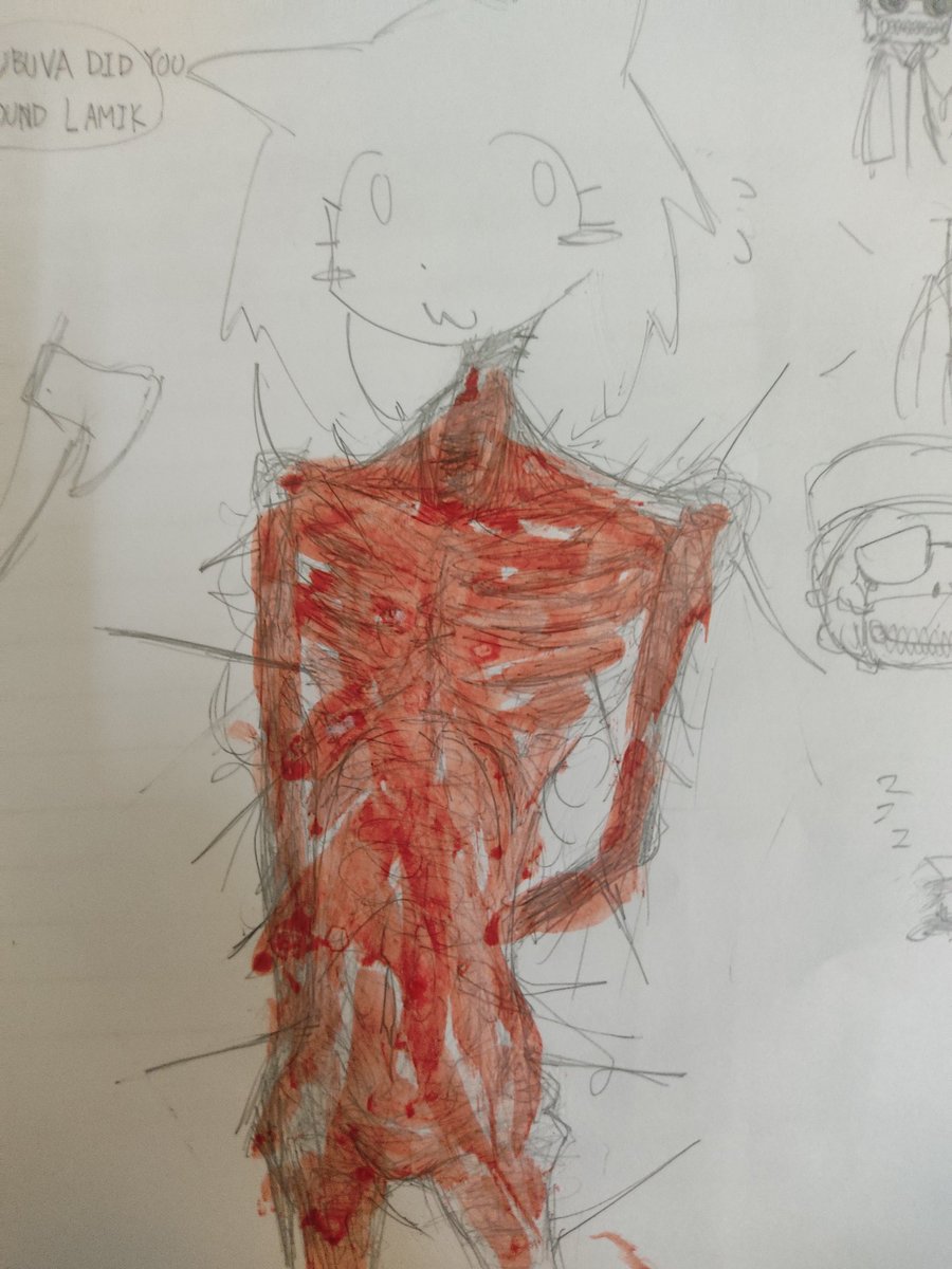 HdUgg34886's tweet photo. #art #arts #artist #ArtistOnTwitter #ArtistOnX #drawing #drawings #traditionalart #doodle #doodles #doodleart #Pencildrawing #schooldoodle #ocart #ocartist #Blood #bloodwarning #shitpost https://t.co/MPYSjr0oPa