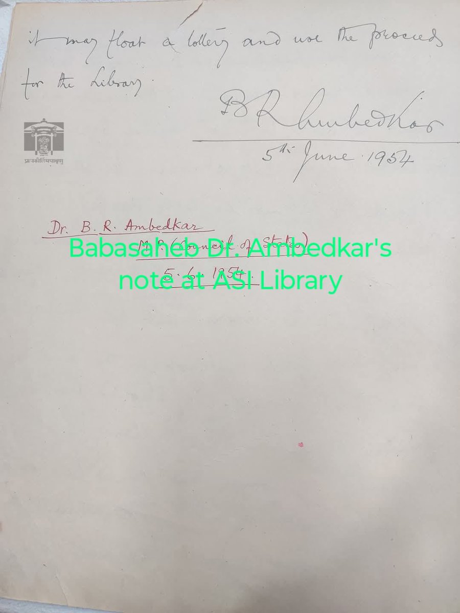 On the #AmbedkarJayanti, the Archaeological Survey of India gratefully remembers Bharat Ratna Dr. Baba Sahib B.R. Ambedkar, whose vision gave the responsibility of protecting our heritage sites to the government and thus shaped Article 49, which ensures the protection of