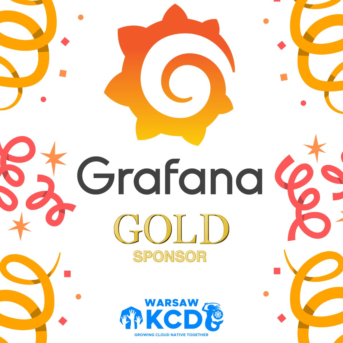 🎉 We would like to welcome our next Gold Sponsor - <a href="/grafana/">Grafana</a>! 
It’s really great they have decided to join us and support our conference!
We will do our best to make sure they are satisfied with our cooperation, as we do with all companies that support our special event 🤞