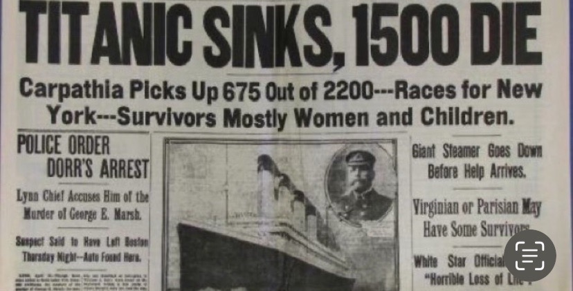 FXMC1957's tweet photo. 14 April 1912. 11:40 PM. The luxury liner RMS Titanic hit an iceberg at almost full speed. 2-and-a-half hours later it sank to the bottom of the Atlantic with the loss of 1,517 men, women and children. The Captain Edward Smith went down with his ship. https://t.co/NAfL7KHcmc