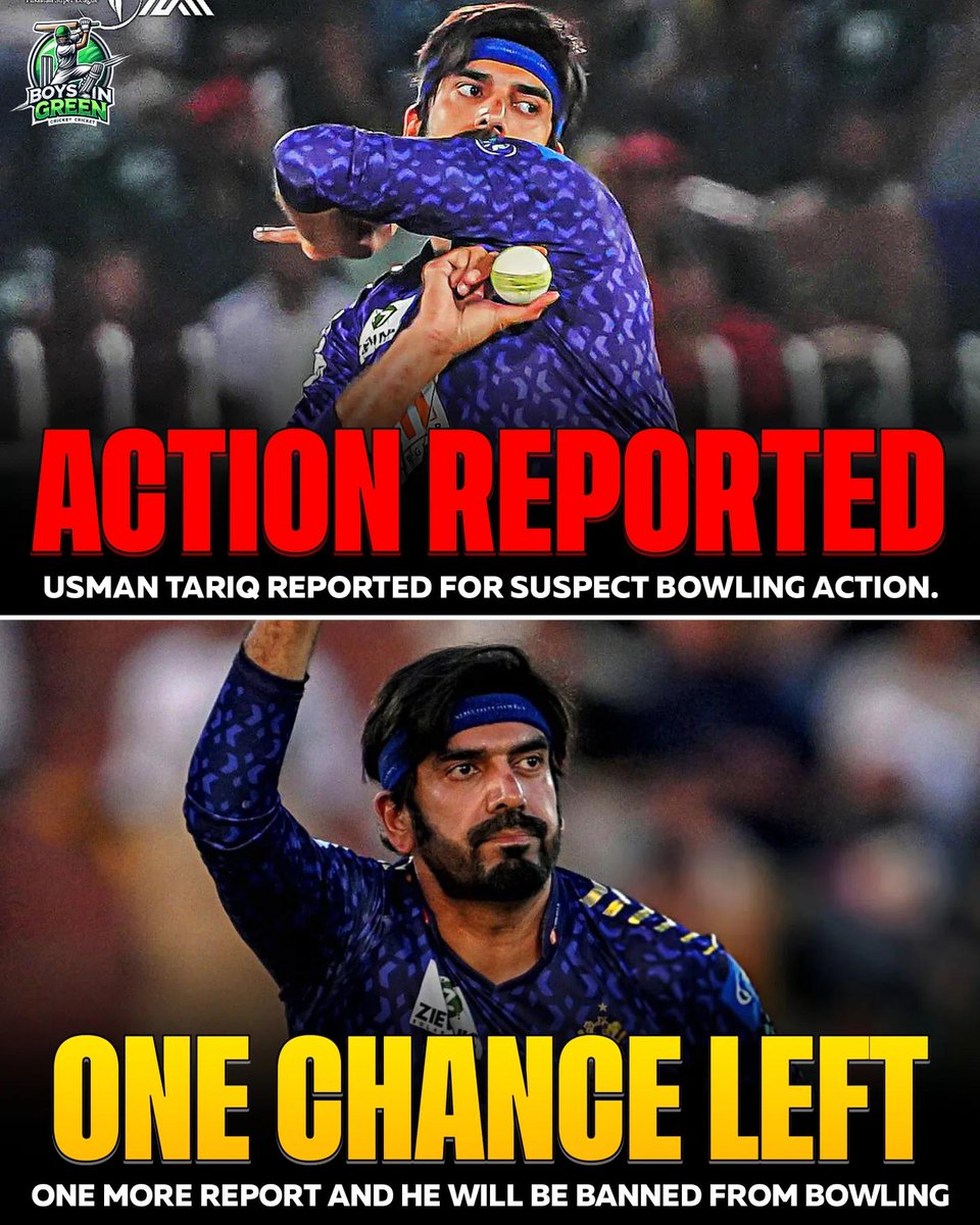 Shami1302's tweet image. “Bowling Action: Reported
Strikes Left: 1
Usman bhai playing on HARD MODE now!”
#FinalWarning #NoMoreDoOvers
🎮⚠️🧢 

#PSL #PSL10 #PSL2025