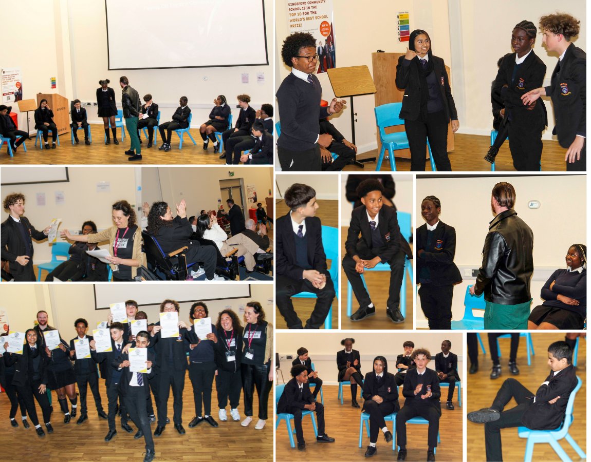 Kingsford Community School (@kingsford_sch) on Twitter photo 🎭Y9 pupils impressed <a href="/NewhamLondon/">Newham London 💙</a> & <a href="/educationgovuk/">Department for Education</a> guests with a powerful drama performance as part of the Drilling Diamonds programme with @PlayingON. 10 weeks of workshops = boosted confidence 💪, enhanced communication 🗣️, and standing ovations 👏 #KingsfordPride 🎭Y9 pupils impressed <a href="/NewhamLondon/">Newham London 💙</a> & <a href="/educationgovuk/">Department for Education</a> guests with a powerful drama performance as part of the Drilling Diamonds programme with @PlayingON. 10 weeks of workshops = boosted confidence 💪, enhanced communication 🗣️, and standing ovations 👏 #KingsfordPride