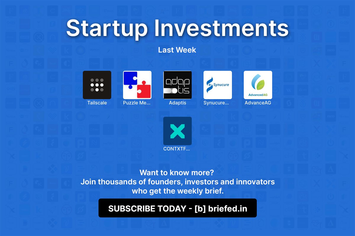 Here are the 🇨🇦 tech investments from last week!

Want to know more?
Latest trends: brf.fyi/3B6ELDH
Newsletter: brf.fyi/377k7bL