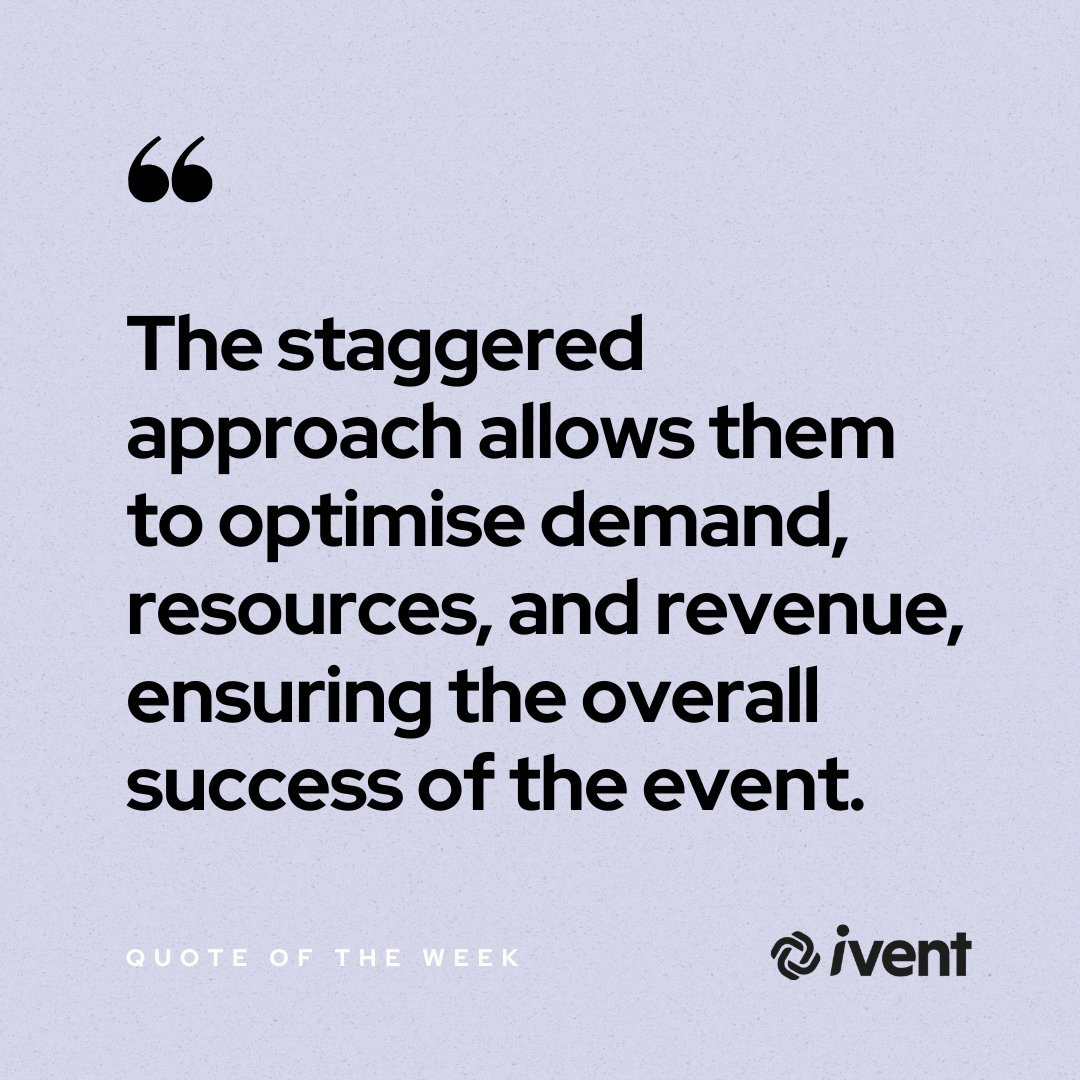 #hybridevents can drive more than just engagement!

From early in-person registrations to dynamic pricing, explore how staggered registrations can boost both impact &amp; revenue.

Check out the full guide here: ivent-hq.com/blog/boost-imp…