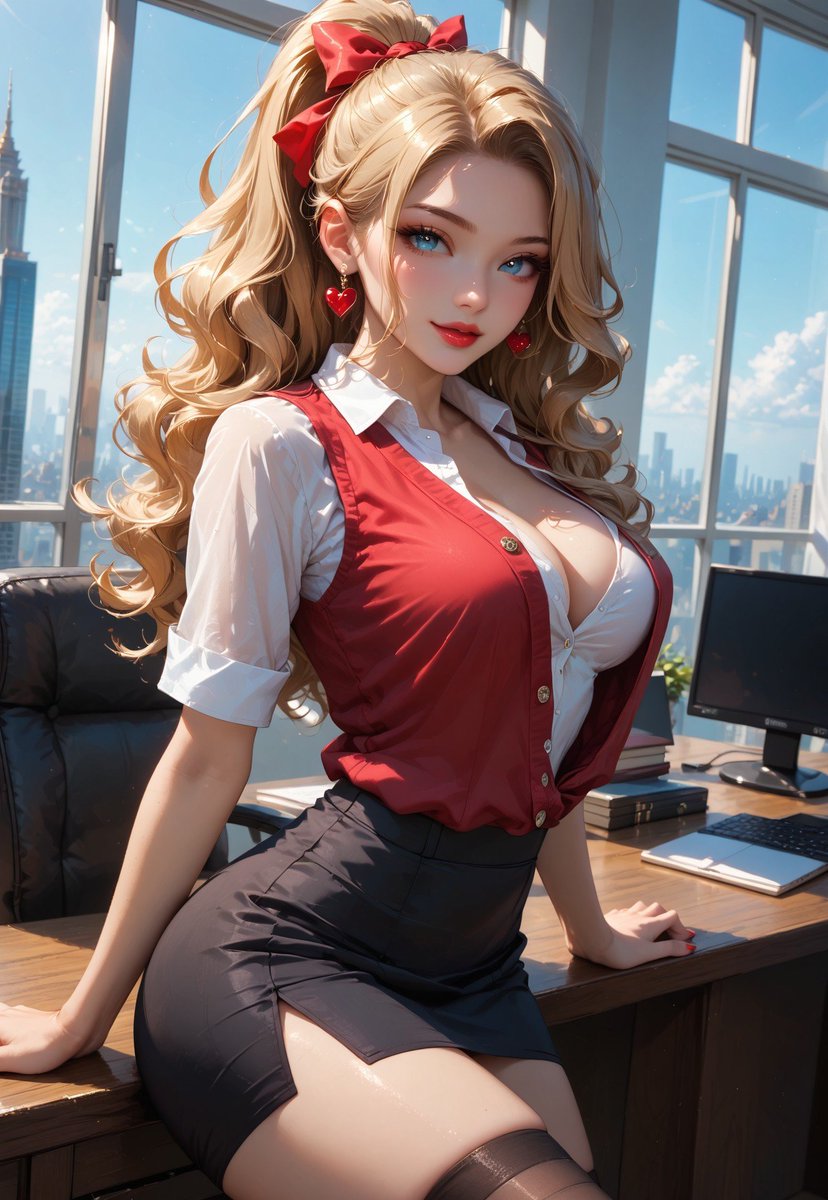 msashleighrowan's tweet photo. QT #MiniskirtMonday #MiniskirtMondAI by
@lukedrysdale77 💋 

What do you mean, the way I dress is an #OfficeDistraction ?  Well boss, I could take it off if ya want 🫦

#AIart #AIgirl #AIArtCommuity #aiartworksgirls #AIWaifu #AIAshleigh https://t.co/sO2G1SVOKY