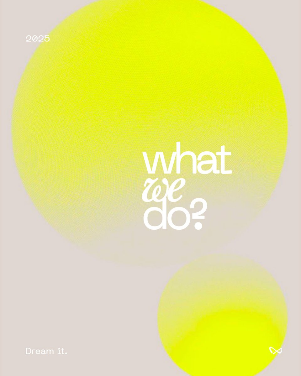 infinitycrewx's tweet photo. But how we do it — that’s what makes us different.
We turn marketing into art.
Pressure into purpose.
Brands into experiences.

#InfinityCrew #DreamIt #NotYourTypicalAgency #BrandExperience #CreatorsOfTheFuture #DisruptiveMarketing #AuthenticContent https://t.co/mTvD7gFASG