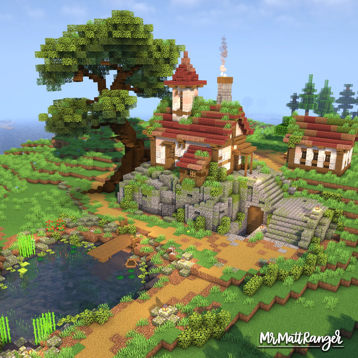 My Completed Starter Base on 
Misadventures SMP

#Minecraft #misadventuressmp