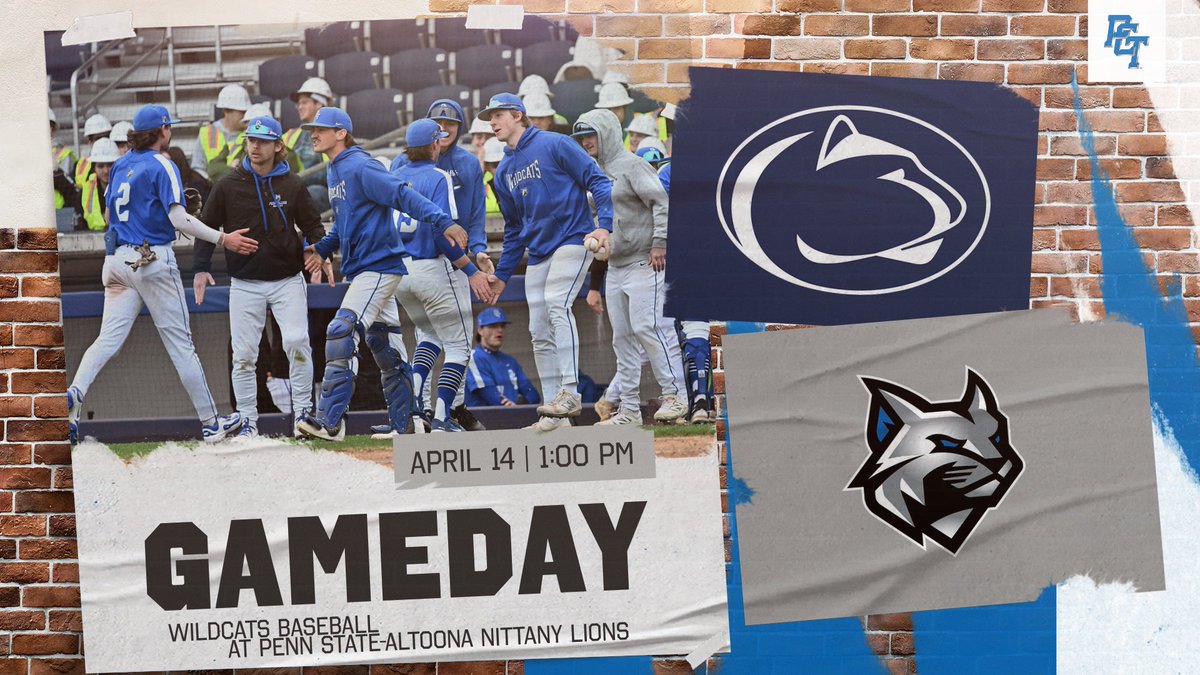 It's Wildcat gameday!  Wildcats travel to Altoona to take on PSU Altoona in a non-conference DH
#LetsGoCats
#TheBrotherhood