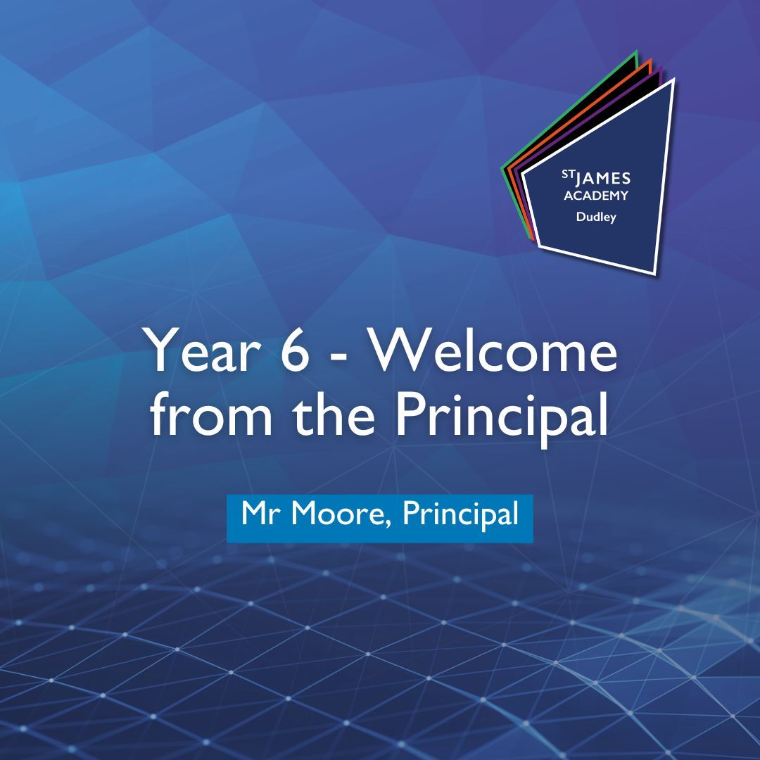 Year 6 - Welcome from the Principal!📚✨ Mr Moore, our Principal, is delighted to welcome you in September 2025. Exciting times ahead for our Year 6 learners! 🚀🎉Discover more via: stjamesacademy.org.uk/attachments/do… 

#WelcomeToStJamesAcademy #Year6 #EducationalExcellence #DreamingBig