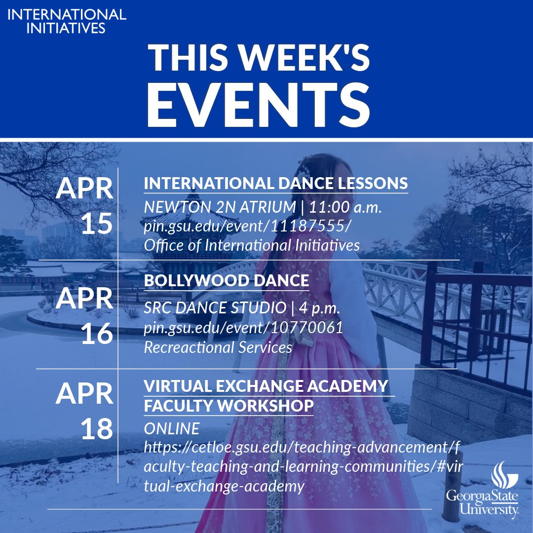 Don't miss these events! Check out the full list and RSVP on PIN