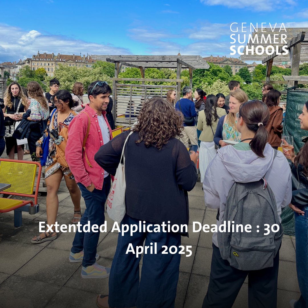Geneva Summer School (@summerunige) on Twitter photo 🚨 Deadline extended: Apply by April 30! 🚨
Join the Geneva Summer Schools for top programs in intl law, global health, HR & more — right in Geneva! 🌍✨
📅 New deadline: 30 April 2025
🔗 Apply now: unige.ch/genevasummersc…
#summerunige #StudyAbroad 🚨 Deadline extended: Apply by April 30! 🚨
Join the Geneva Summer Schools for top programs in intl law, global health, HR & more — right in Geneva! 🌍✨
📅 New deadline: 30 April 2025
🔗 Apply now: unige.ch/genevasummersc…
#summerunige #StudyAbroad