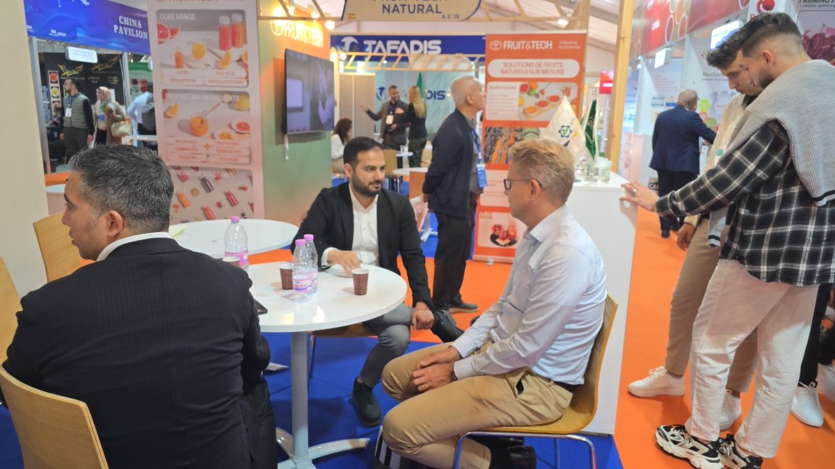 MEFSCO_KSA's tweet photo. Proud to showcase our corn-based innovations 🌽 at #Djazagro2025! Grateful for the amazing connections 🤝 and insights that drive the future of food &amp; industrial ingredients 🌍✨

#MEFSCO #FoodIngredients #CornProcessing #SaudiIndustry #Innovation #GlobalPartnerships https://t.co/lZT06CN2mb