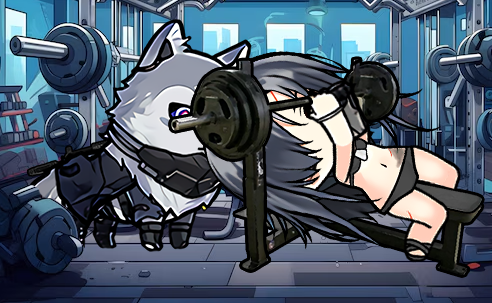 kopshi64's tweet photo. Day 14, just because her usual spotter turned into a dog, doesn't mean Ange can't stop working out.
#DEFYDogDays4 #JusticeForKalashnidogs #DEFYDogs
#GirlsFrontline #GFL #DollsFrontline #ドルフロ #ドールズフロントライン #소녀전선 #少女前線 https://t.co/w0TnznzhaB