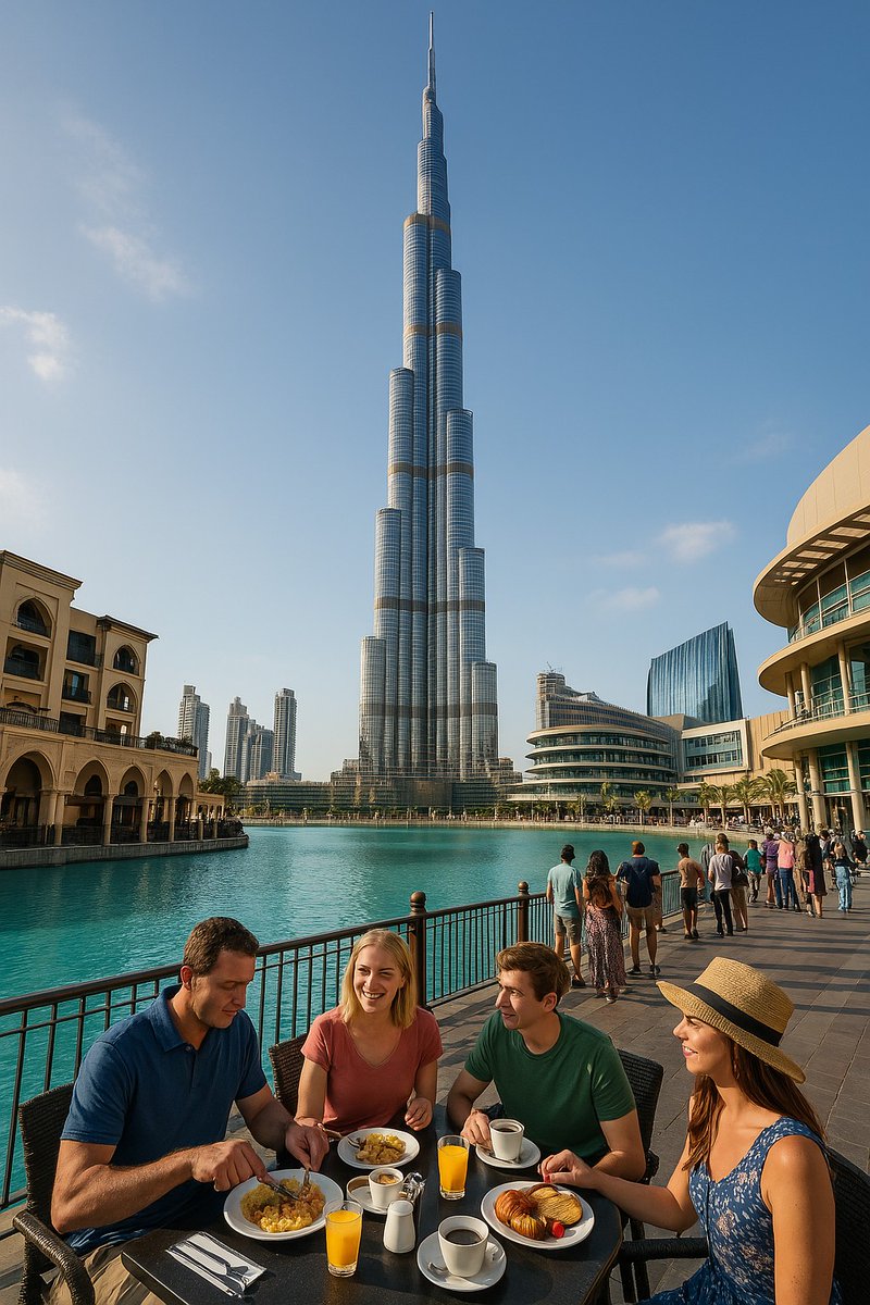 إن كنت تبغي في الإجازات ترتاح   سافر دبي وشوف جو المسره
مولاتها في طولها وعرضها فساح
وبضائع باسعارها مستقره
وان رحت للبوفيه في قت الاصباح
تنعم بإفطارٍ واصناف كثره
واذا بغيت تكون في جمع سواح
شوف الوطن يا ما حلا زين بره