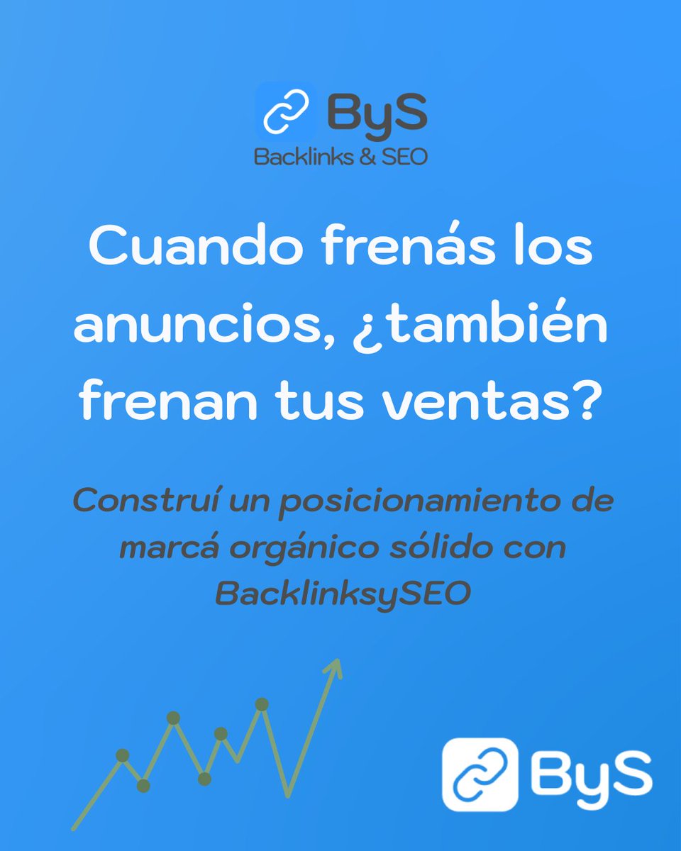 Backlinks0123's tweet photo. Muchas marcas invierten todo en publicidad paga.
Cuando el presupuesto se frena, los resultados también.
Pero las que trabajan su posicionamiento orgánico... siguen creciendo. #SEO #MarketingDigital #Negocios #Procesos #EstrategiaDigital https://t.co/93YKWvSVNe