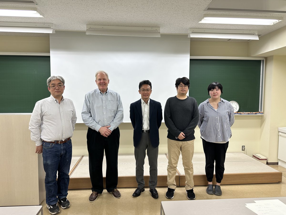 ChristiansonLaboratory (@christiansonlab) on Twitter photo Many thanks to Prof. Toshiyuki Wakimoto for hosting my seminar today in the School of Pharmaceutical Sciences at Hokkaido University <a href="/HokkaidoUni/">Hokkaido University</a> . Below is a post-seminar photo with Toshi and some of his faculty colleagues. Many thanks to Prof. Toshiyuki Wakimoto for hosting my seminar today in the School of Pharmaceutical Sciences at Hokkaido University <a href="/HokkaidoUni/">Hokkaido University</a> . Below is a post-seminar photo with Toshi and some of his faculty colleagues.