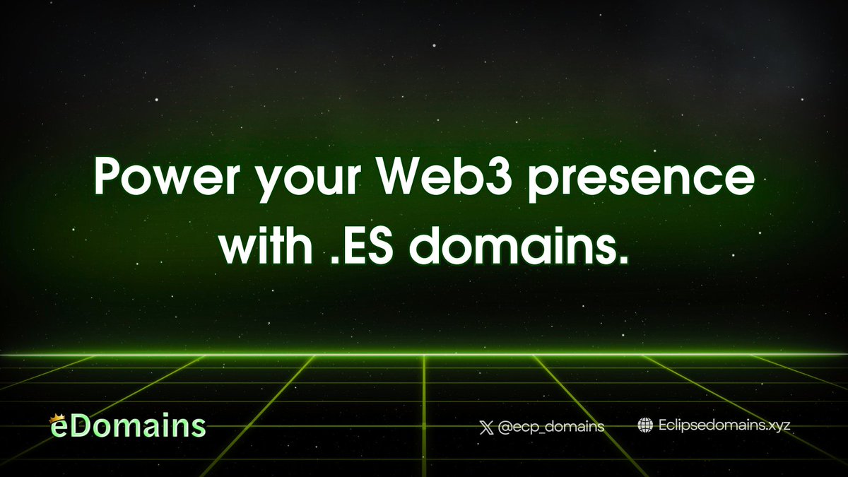 Secure your .ES or .NFT domain today! Register now at eclipsedomains.xyz/register