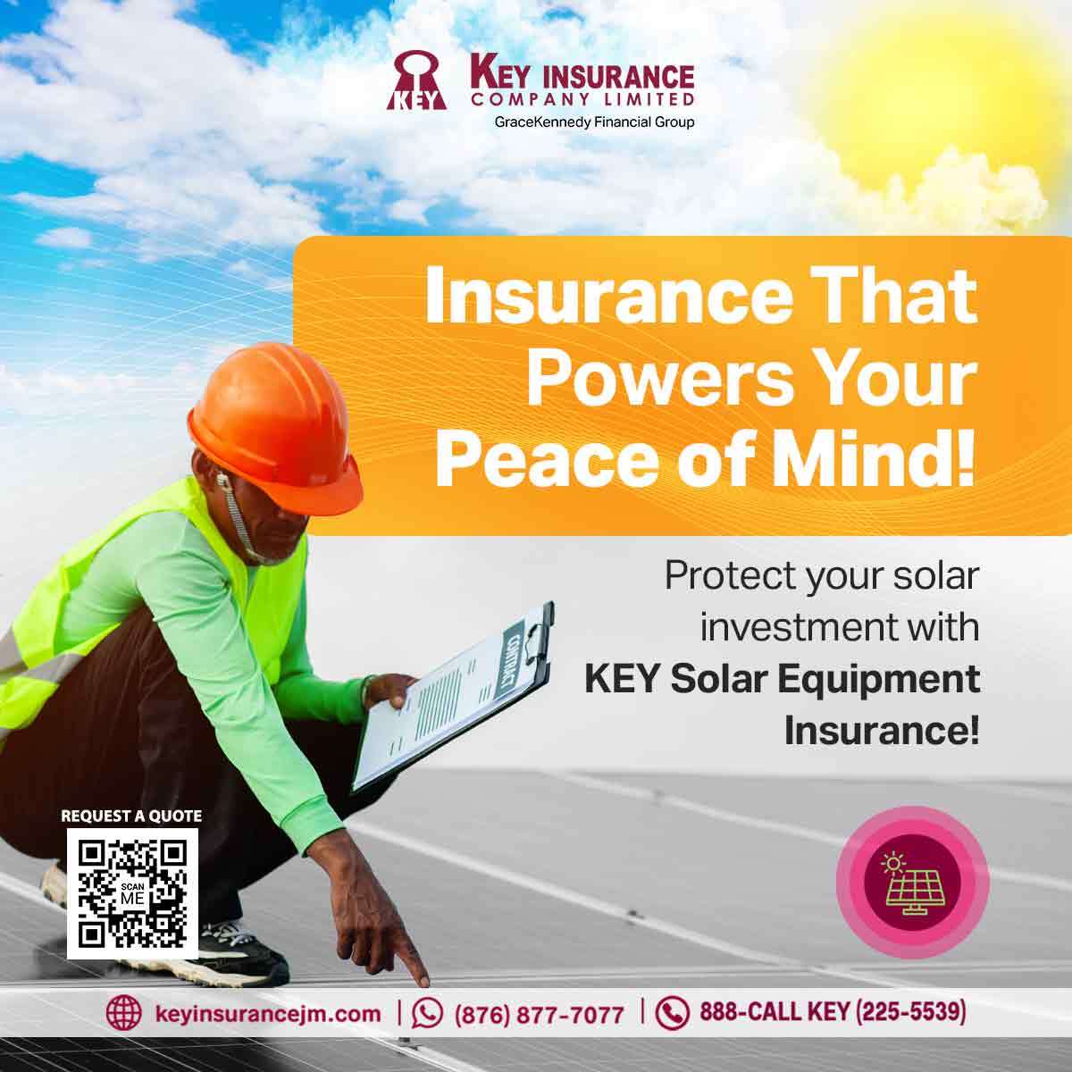 imwithkey's tweet image. You did it—solar panels installed! 🙌🏽💡 Now protect your investment with KEY Solar Equipment Insurance. From storms to theft, we’ve got you covered! ⚡🏡

🔗 Link in bio
📲 (876) 877-7077 | ☎️ 888-CALL-KEY

#TurndiKEY #SolarInsurance #GoGreen #ProtectYourInvestment