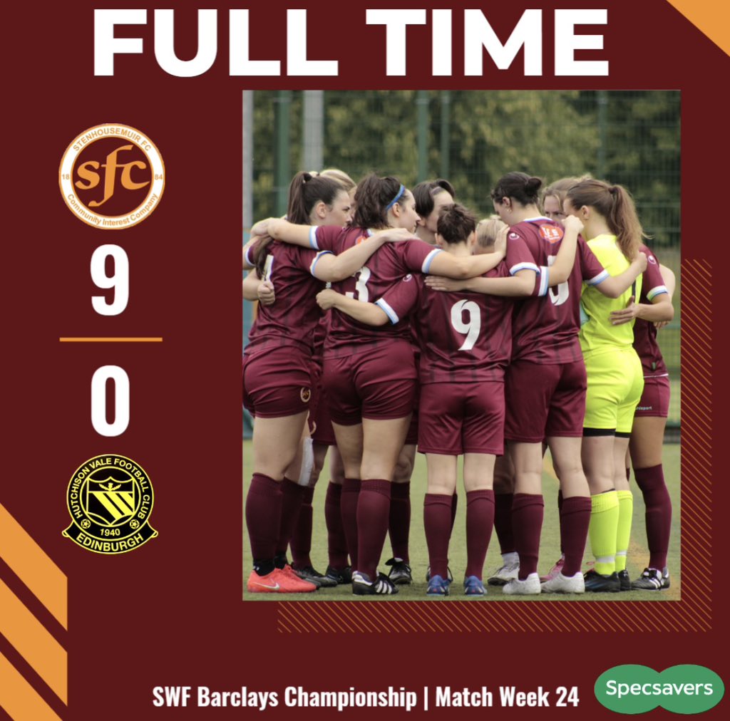 FULL-TIME

A dominant team display at Ochilview leaves us with +3 points this weekend💪

⚽️ Rachel Vickerman
⚽️⚽️ Paige Henry
⚽️ Mollie Gidney
⚽️⚽️ Kyla Thomson
⚽️ Sophie McWilliams
⚽️ Eirinn Maguire
⚽️ Elisha Duff