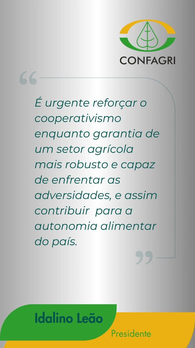 🎯 A segurança alimentar deve integrar a estratégia de defesa do país.

🔎 Leia o artigo "Soberania Alimentar: Um Desafio Estratégico para Portugal" em lnkd.in/dcXx4Rmv e conheça o parecer de Idalino Leão, Presidente da CONFAGRI.