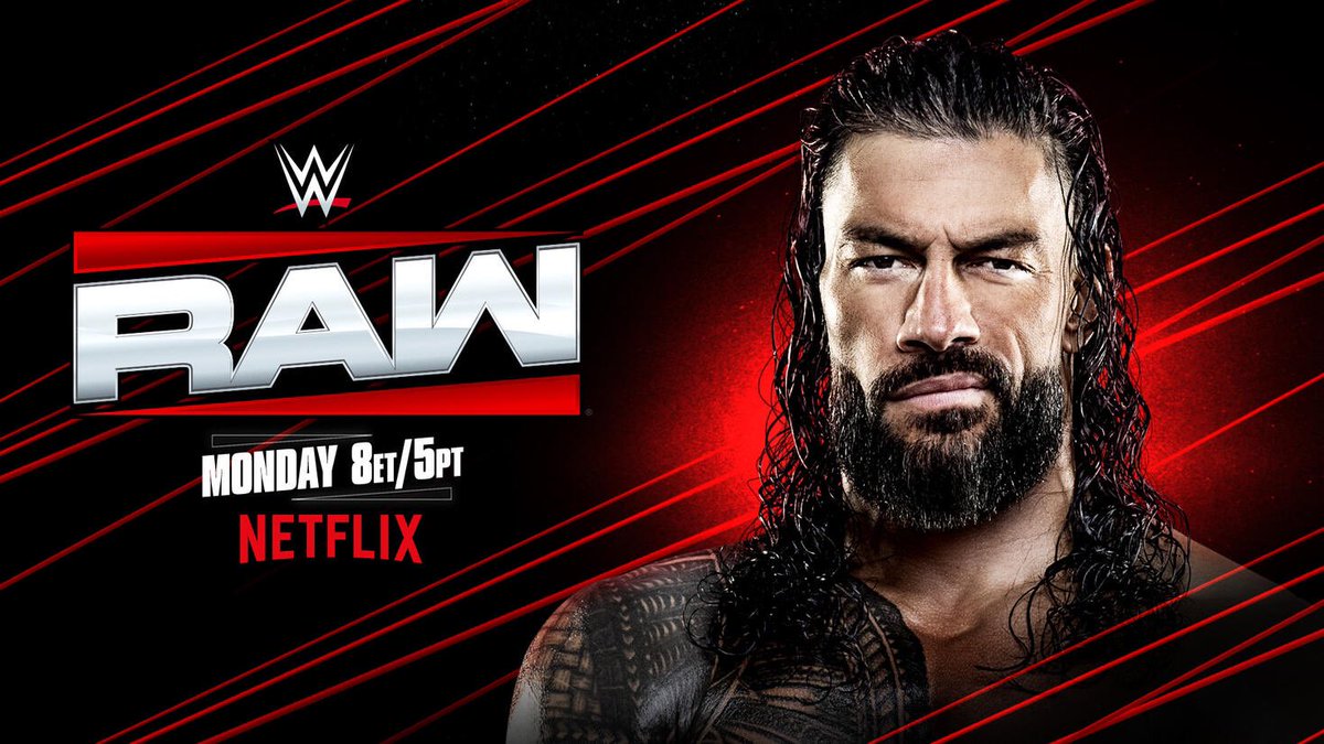 WrestleOps's tweet photo. Advertised card for the final #WWERAW tonight before #WrestleMania 41:

• Roman Reigns appears
• Bayley v Liv Morgan
• Seth Rollins appears
• CM Punk and Paul Heyman appear
• AJ Styles v Karrion Kross
• Logan Paul appears https://t.co/nJtS36nvvB