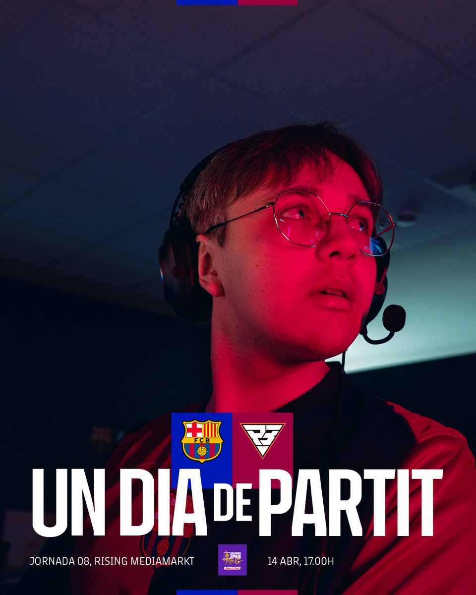Barça eSports 🎮 (@fcbesports) on Twitter photo 👊UN DIA DE PARTIT👊
🆚<a href="/RambootClub/">Ramboot Club</a> - Bo2 | #RisingMediaMarkt
⏰17:00
📺twitch.tv/FCBarcelona | twitch.tv/LVPes2 👊UN DIA DE PARTIT👊
🆚<a href="/RambootClub/">Ramboot Club</a> - Bo2 | #RisingMediaMarkt
⏰17:00
📺twitch.tv/FCBarcelona | twitch.tv/LVPes2
