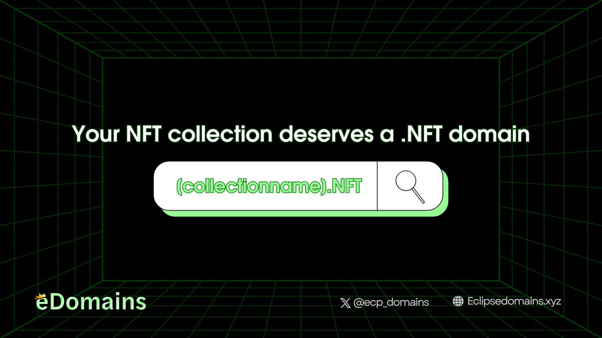 Secure your .ES or .NFT domain today! Register now at eclipsedomains.xyz/register