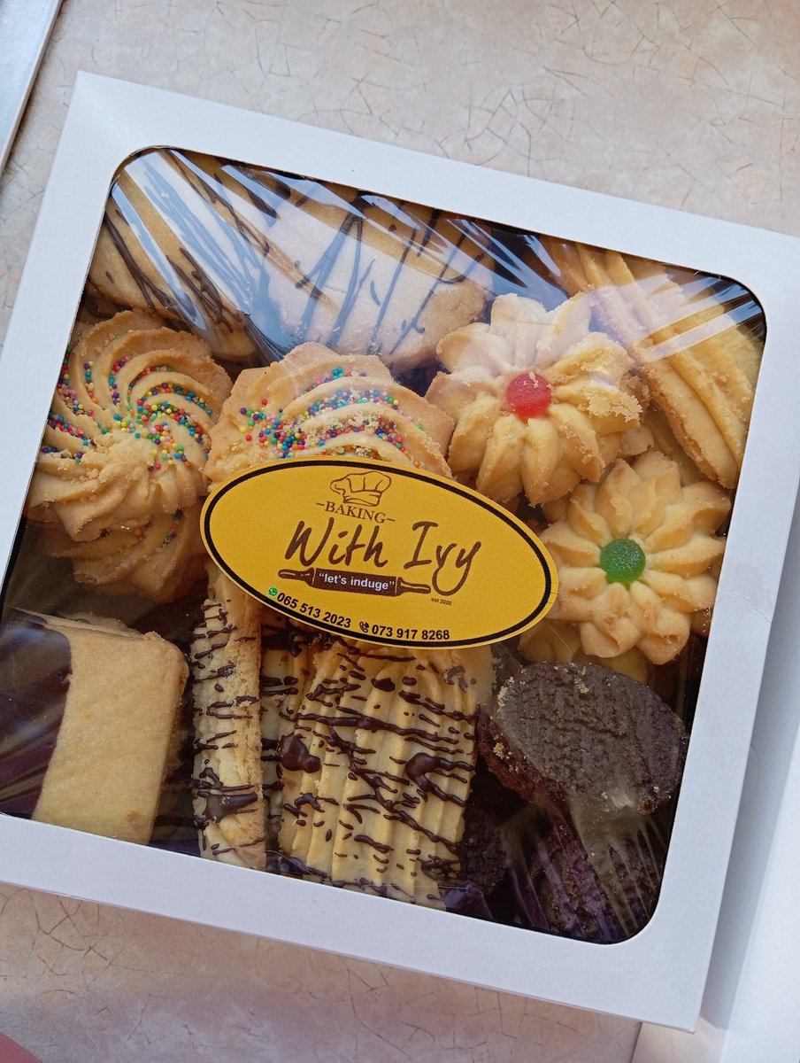 IvyRamscom's tweet photo. We have a special for Easter ❤️

Box of biscuits one flavour for R150 (Melting Moments and Eet-Sum-Mor)
Box of scones one flavour for R100 Custard Scones and R110 for Blueberry Scones)

We deliver at a cost.
0655132023
We are based in Johannesburg South, Devland
Sizwe Dhlomo Cape https://t.co/XTmkN8f0BH
